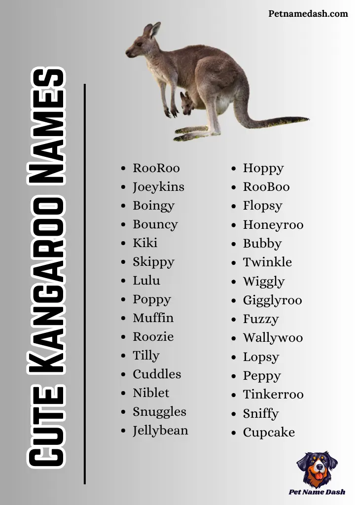 Cute Kangaroo Names