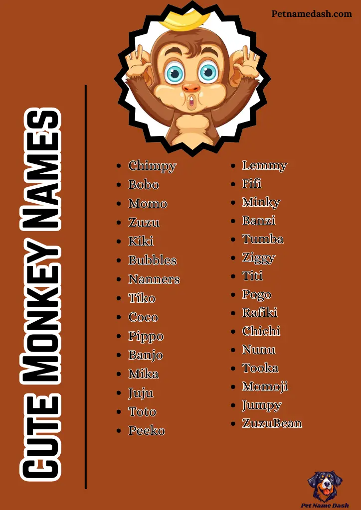Cute Monkey Names