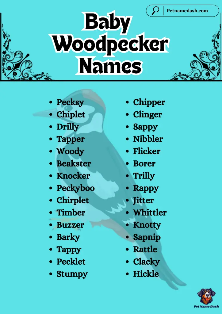 Baby Woodpecker Names